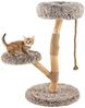 COSTWAY Kratzbaum, Katzenbaum, Massivholz Katzenmöbel, 90cm hoch Bild 5