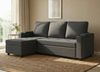 HOMALL Ecksofa Multifunktionales L-Form Schlafsofa, mit Stauraum, Gästebett-Funktion, wechselbarer Links-/Rechtsposition, Tassenhaltern & Seitentasche Bild 2