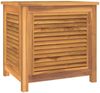 vidaXL Gartenbox mit Beutel 60x50x58 cm Massivholz Teak 363269 Bild 2