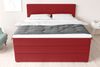 99rooms Madagaskar Boxspringbett Kunstleder MADRYT Rot 160x200 cm Taschen-Federung Bild 2