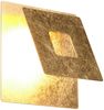 2-er Set LED Wandleuchten mit indirekter Beleuchtung Gold, Höhe 18cm Bild 2