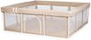 Chipolino Laufstall Easy Set Spielmatte 180 x 180 cm Aufbewahrungstasche weich beige Bild 1