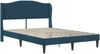 vidaXL Bettrahmen mit Kopfteil Blau 120 x 200 cm Samt 3415201 Bild 4