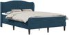 vidaXL Bettrahmen mit Kopfteil Blau 120 x 200 cm Samt 3415201 Bild 2