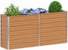 vidaXL Hochbeet Hellbraun 160 x 40 x 77 cm Verzinkter Stahl 42017328 Bild 3
