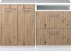 Küchenschrank für Dachschrägen R-Line Artisan-Eiche 120 cm 2er Set Schrankkorpuss 60 cm Tiefe Vicco Bild 3