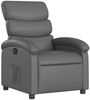 vidaXL Relaxsessel Grau Kunstleder 3205846 Bild 2