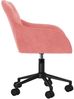 vidaXL Bürostuhl Drehbar Rosa Samt, 78 x 61 x 56 cm Bild 4