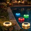 5er Set RGB LED 2in1 Schwimmlicht, Bodenleuchte, Farbwechsel, D 11 cm Bild 2