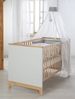 roba Kinderzimmerset 'Caro' 3-teilig - Bett 70 x 140 - Kleiderschrank 3-türig - Lichtgrau / Goldeiche Bild 3