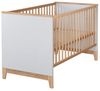 roba Kinderzimmerset 'Caro' 3-teilig - Bett 70 x 140 - Kleiderschrank 3-türig - Lichtgrau / Goldeiche Bild 4
