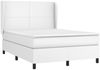 vidaXL Boxspringbett mit Matratze Weiß 140x200 cm Kunstleder 3128914 Bild 3
