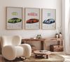 Poster Sportwagen Mclaren Lamborghini Porsche Klassiker Legenden · Geschenk für ihn · Wohnzimmmer & Büro · Wand Deko · Print ohne Rahmen - 70 x 100 cm / MCLAREN 765LT Bild 2