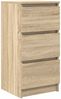 vidaXL Sideboard Sonoma-Eiche 37,5x35x76 cm Holzwerkstoff 861726 Bild 2