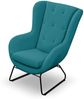 Sessel Designersessel ARTEMIS in Stoff Kronos Türkis Bild 2