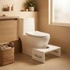 Relaxdays Toilettenhocker aus Bambus Bild 2