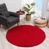 Sanat Hochflor-Teppich LOCA, rund, Höhe: 30 mm, Wohnzimmer, Langflor, Shaggy, Schlafzimmer Bild 4