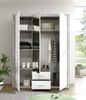 Kleiderschrank >Stern< in Beton - 151x198x55cm (BxHxT) Bild 4