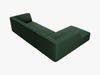 Micadoni 4-Sitzer Modular Sofa Ruby Links Strukturierter Stoff Ottawa Grün Bild 5