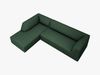 Micadoni 4-Sitzer Modular Sofa Ruby Links Strukturierter Stoff Ottawa Grün Bild 4