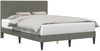 vidaXL Bettrahmen mit Kopfteil Hellgrau 140x190 cm Cordstoff 42027728 Bild 2