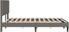 vidaXL Bettrahmen mit Kopfteil Hellgrau 140x190 cm Cordstoff 42027728 Bild 5