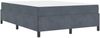 vidaXL Bettrahmen mit Matratze Dunkelgrau 140 x 190 cm Stoff 3399061 Bild 4