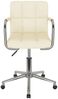 vidaXL Esszimmerstuhl Drehbar Creme Stoff, Drehbar [3088157] Bild 2