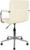 vidaXL Esszimmerstuhl Drehbar Creme Stoff, Drehbar [3088157] Bild 4