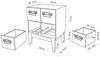 HTI-Living 4 Schubladen Kommode Imelda Bild 5