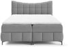 Boxspringbett Schlafzimmerbett CHARLES 140x200cm Stoff Aragon Grau Bild 3