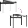 vidaXL Gartenpavillon mit Ausziehbarem Dach Anthrazit 3x3 m Aluminium 4003969 Bild 3