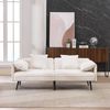 Ecksofa m. Stauraum, Chenille, L-Form, 202x136x85cm, Beige Bild 2