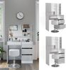 Schminktisch Sherry Weiß 90 cm mit Hocker Vicco Bild 2