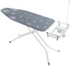 WENKO Bügeltisch Professional - extra breit, geeignet für Dampfbügelstationen, absenkbare Ablage, pulverbeschichtetes Metall, 130 x 99 x 48 cm Bild 4