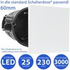 Maxkomfort LED Wandstrahler 6107, LED fest integriert, 3000K, Warmweiß, Treppenbeleuchtung Bild 3