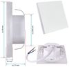 Maxkomfort LED Wandstrahler 6107, LED fest integriert, 3000K, Warmweiß, Treppenbeleuchtung Bild 2
