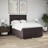 vidaXL Boxspringbett mit Matratze Dunkelbraun 140x190 cm Stoff 3293571 Bild 5