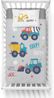 Detexpol Babybettwäsche Set Baumaschinen 2tlg. 100% Baumwolle Größe: 100x135 cm, 40x60 cm, Baumwolle, 2 teilig Bild 2