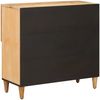 vidaXL Stauraumschränke Braun 80 x 33,5 x 75 cm Massivholz Mango 4018943 Bild 5