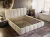 GRAINGOLD Cloud Bett 160x200, Polsterbett ohne Bettkasten, Velvet-Stoff, mit Lattenrost, Beige Bild 5