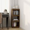 Bücherregal/Raumteiler Honigbraun Massivholz Kiefer [810847] Bild 3