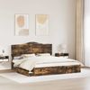 vidaXL Aufbewahrungsbett Geräucherte Eiche 180 x 200 cm Holzwerkstoff 3413482 Bild 3