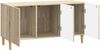 vidaXL TV-Schränk Sonoma-Eiche 99 x 34,5 x 50 cm Holzwerkstoff 894717 Bild 3