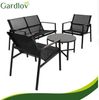 Gardlov Gartenlounge-Set Balkonmöbelset Gartenmöbel, (Spar-Set, 4-tlg, Sessel 150 kg, Sofa 300 kg), Die 5 mm starke Sicherheitsglasplatte ist stilvoll und praktisch Bild 4