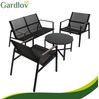 Gardlov Gartenlounge-Set Balkonmöbelset Gartenmöbel, (Spar-Set, 4-tlg, Sessel 150 kg, Sofa 300 kg), Die 5 mm starke Sicherheitsglasplatte ist stilvoll und praktisch Bild 3