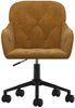 vidaXL Esszimmerstühle 2 Stk. Drehbar Braun Samt 3103429 Bild 4