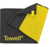 STRYVE | Towell + | Sporthandtuch mit Tasche und Magnetclip | Black and Yellow Edition | ideal für Fitnessstudios | bekannt aus Die Höhle der Löwen Bild 3