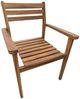 2er Set Teakstuhl MICA - stapelbar - Teakholz für Terrasse Balkon Garten Bild 4
