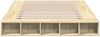 vidaXL Bettgestell Sonoma-Eiche 160x200 cm Holzwerkstoff 3280463 Bild 4